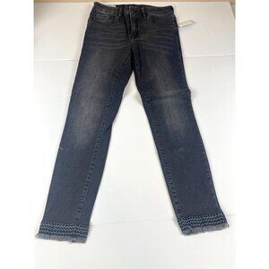 Mavi Jeans Womens 27 Black Charcoal Tess High Rise Skinny Pocket Casual Comfy